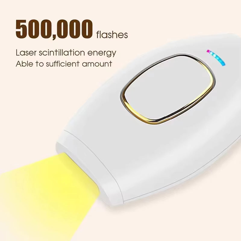 Professional At-Home IPL Laser Hair Remover – 500,000 Flashes for Permanent Smoothness