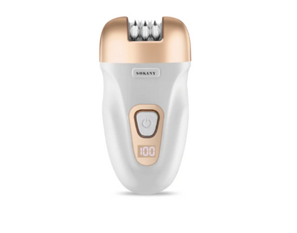 Sokany SK-17005 3-in-1 Total Grooming Kit – Painless Epilator, Shaver & Callus Remover