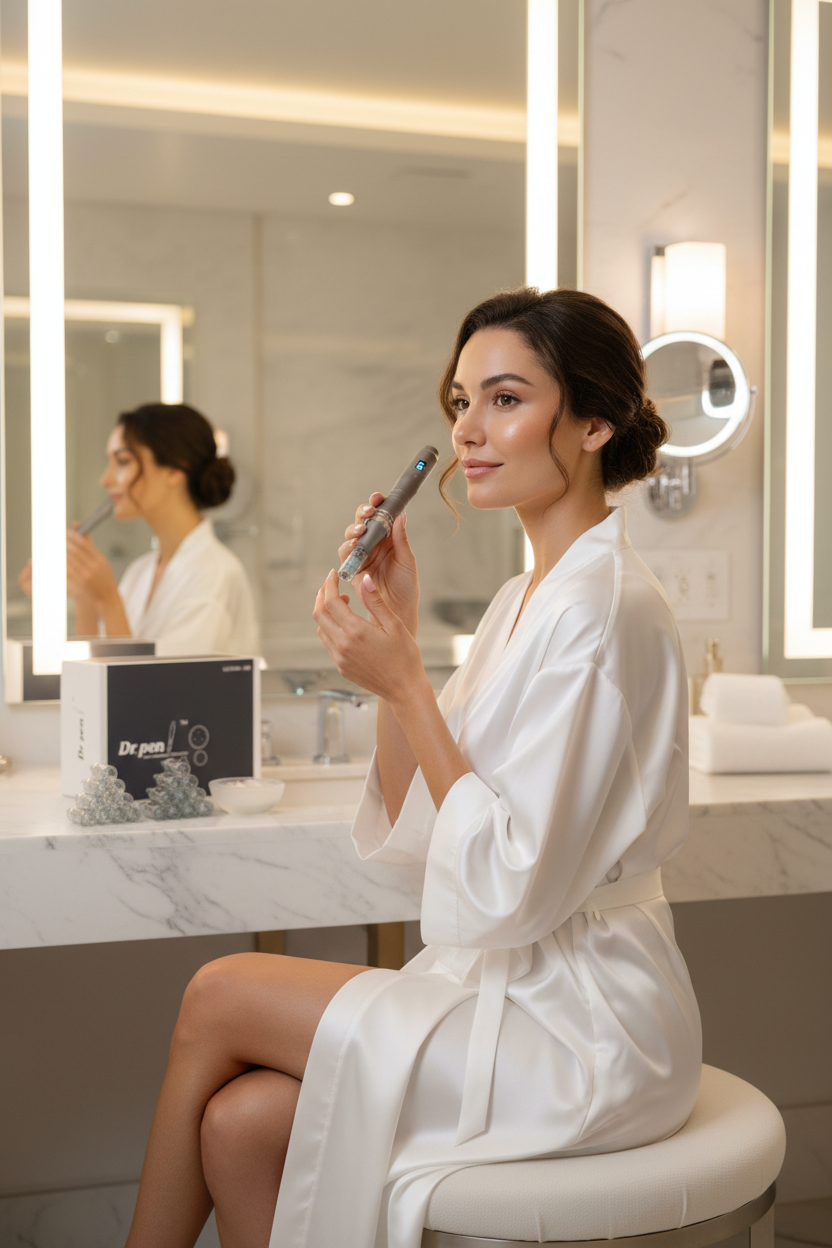Model Using Dr. Pen - Spa Setting